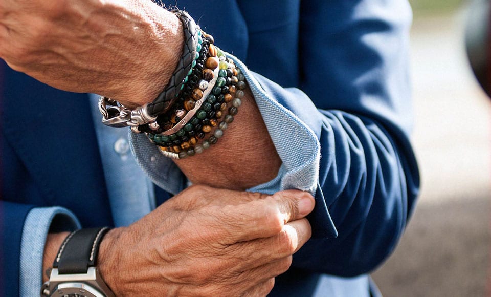 Morellato Bracciale Uomo CROSS In Acciaio Con Dettagli PVD Oro Rosa – SKR37