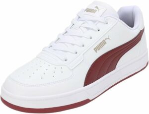 Sneakers bianche uomo, scarpe bianche uomo, sneakers puma bianche, sneakers bianche alla moda, tendenze sneakers uomo, sneakers uomo bianche pelle, sneakers puma bianco rosse