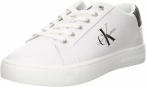 Calvin Klein Jeans Sneakers, Sneakers bianche uomo, scarpe bianche uomo, sneakers calvin klein bianche, sneakers bianche alla moda, tendenze sneakers uomo, sneakers uomo bianche pelle
