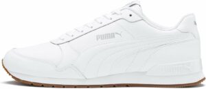 Sneakers bianche uomo, scarpe bianche uomo, sneakers puma bianche, sneakers bianche alla moda, tendenze sneakers uomo, sneakers uomo bianche pelle