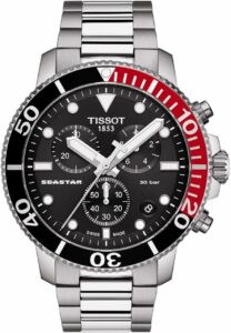 Tissot seastar 1000, orologio da polso tissot seastar, orologio per uomo tissot seastar, orologio uomo sportivo tissot, orologio per uomo seastar 1000, tissot seastar 1000 in acciaio e quadrante nero